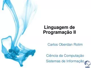 linguagem de programa o ii