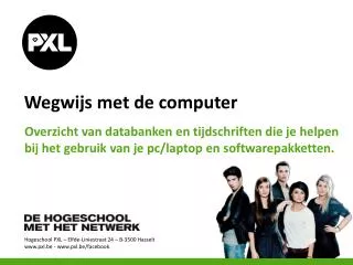 wegwijs met de computer