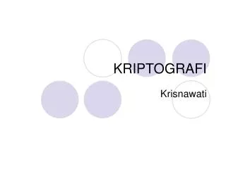 kriptografi