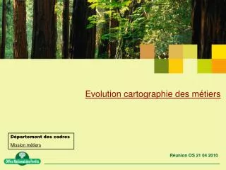 evolution cartographie des m tiers