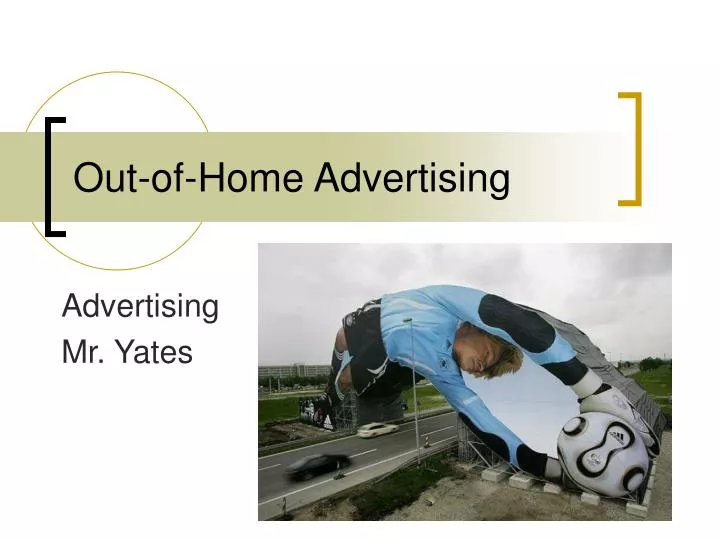 out of home advertising