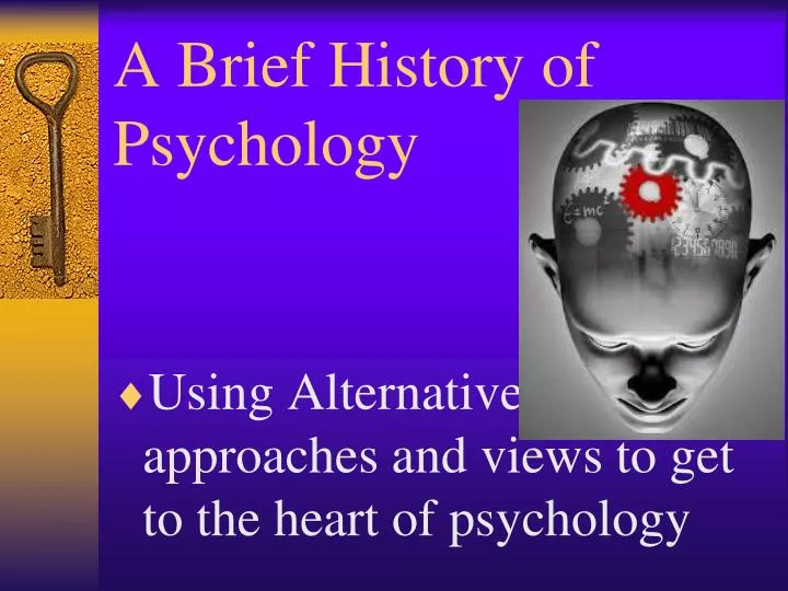 a brief history of psychology