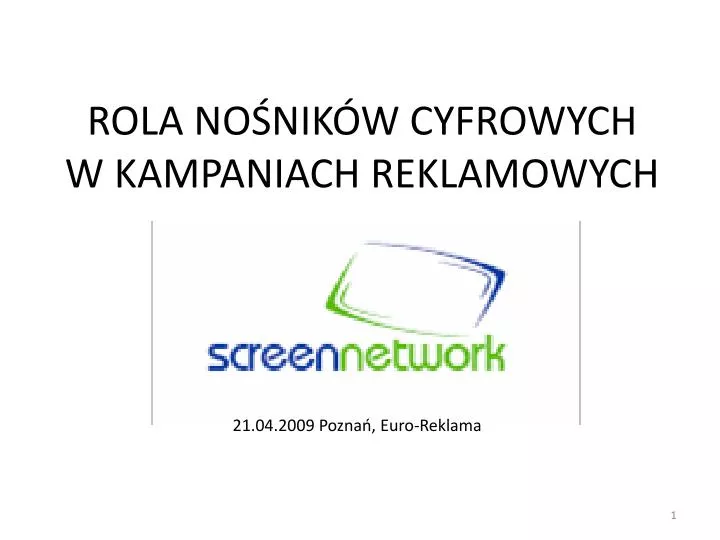 rola no nik w cyfrowych w kampaniach reklamowych