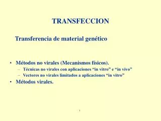 transfeccion