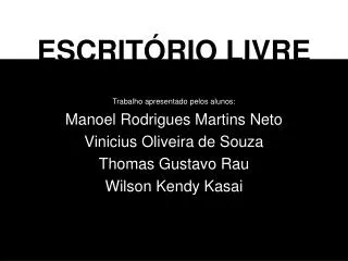 escrit rio livre