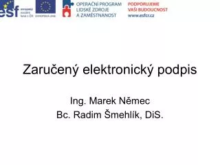 zaru en elektronick podpis