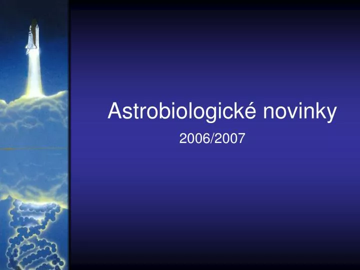 astrobiologick novinky
