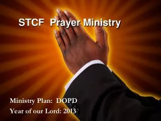 STCF Prayer Ministry