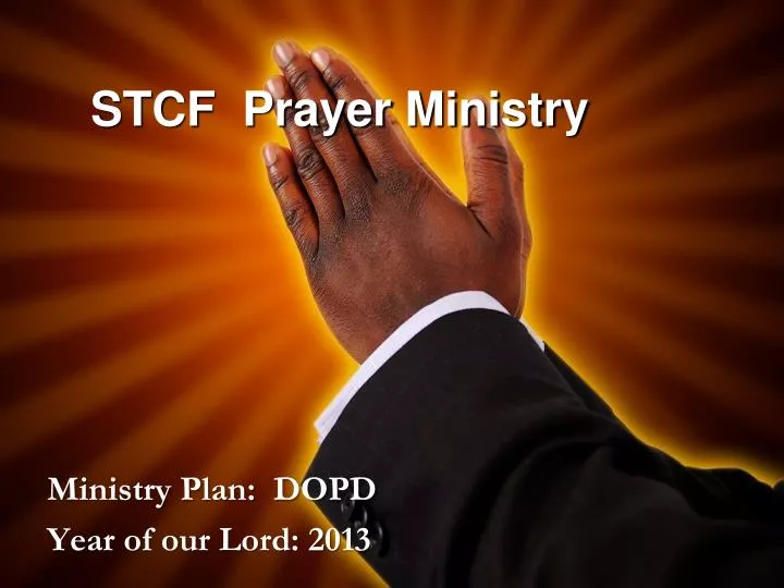 stcf prayer ministry