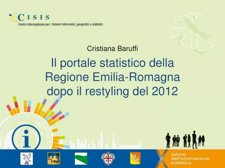 il portale statistico della regione emilia romagna dopo il restyling del 2012