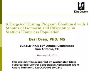 IUATLD-NAR 16 th Annual Conference San Antonio, TX February 25, 2012