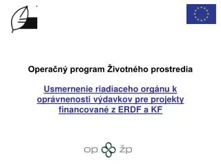 opera n program ivotn ho prostredia