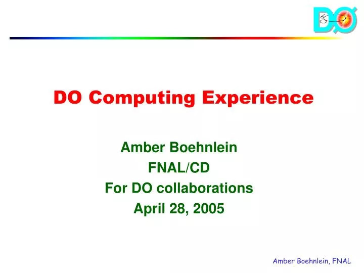 do computing experience