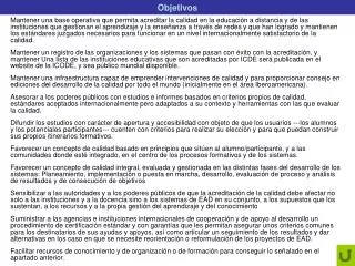 objetivos