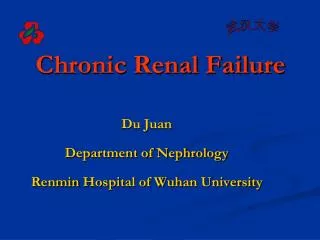 chronic renal failure