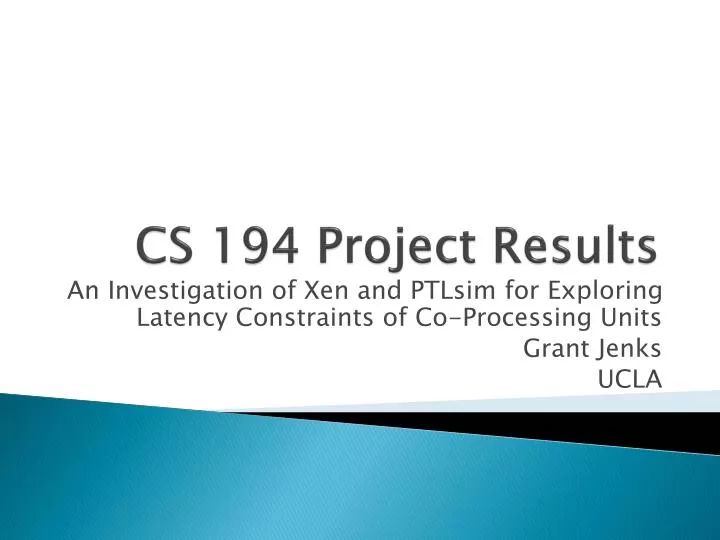 cs 194 project results