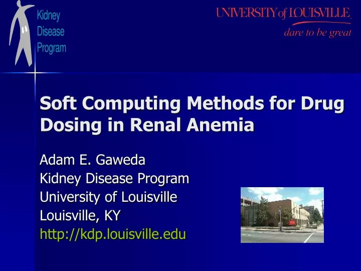 soft computing methods for drug dosing in renal anemia