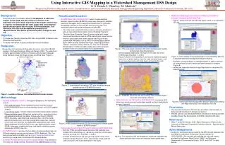 Using Interactive GIS Mapping in a Watershed Management DSS Design