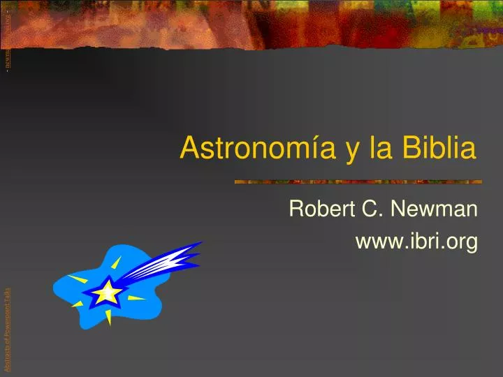 astronom a y la biblia