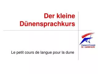 der kleine d nensprachkurs