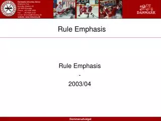 rule emphasis