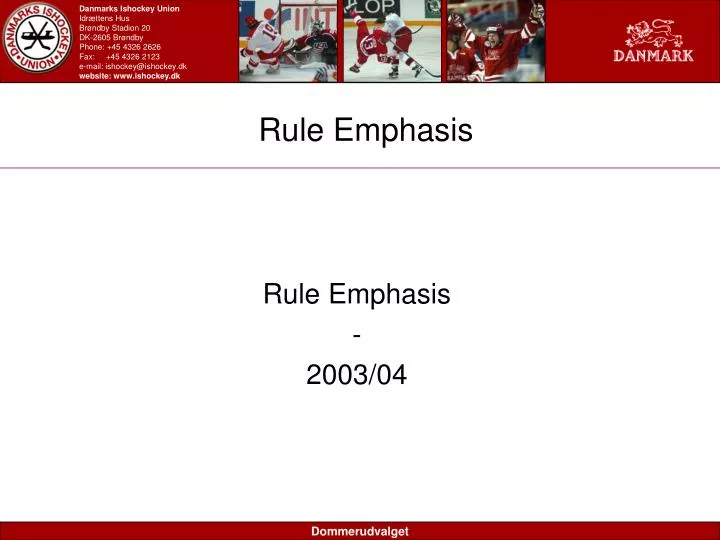 rule emphasis
