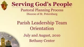 Parish Leadership Team Orientation