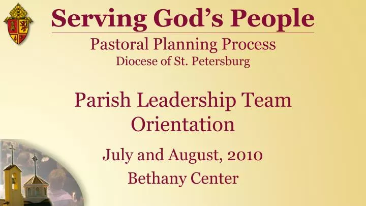 parish leadership team orientation