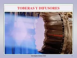 TOBERAS Y DIFUSORES