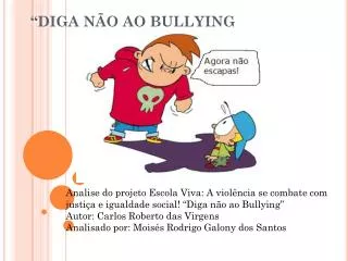 diga n o ao bullying