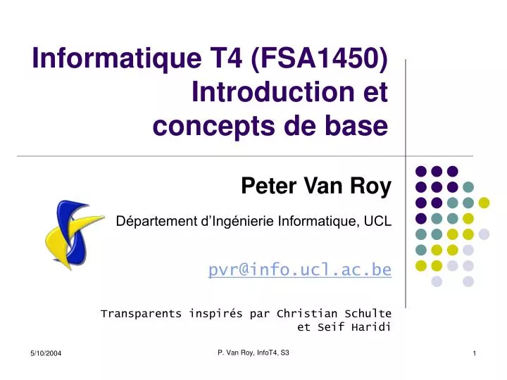 informatique t4 fsa1450 introduction et concepts de base
