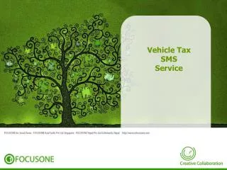 Vehicle Tax SMS Service