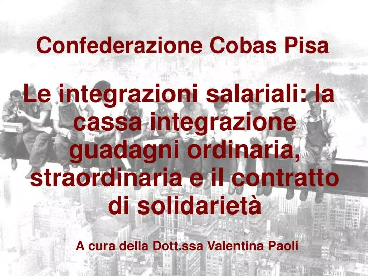 confederazione cobas pisa