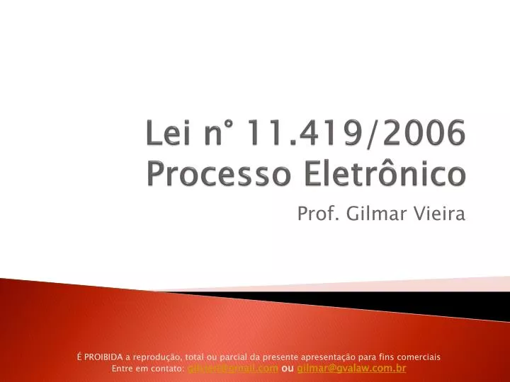 lei n 11 419 2006 processo eletr nico