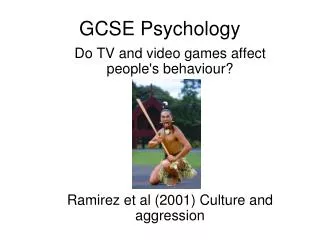 GCSE Psychology