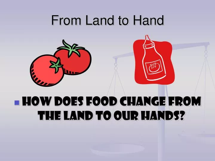 from land to hand