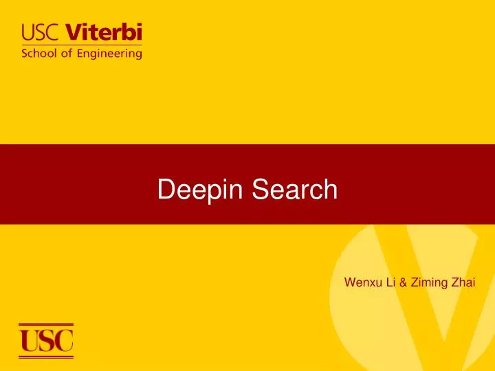 deepin search