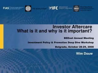 Investor Aftercare What is it and why is it important?