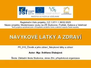 n vykov l tky a zdrav