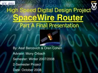 High Speed Digital Design Project