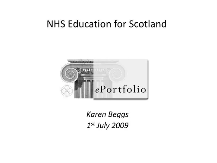 nhs education for scotland