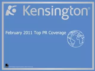 February 2011 Top PR Coverage