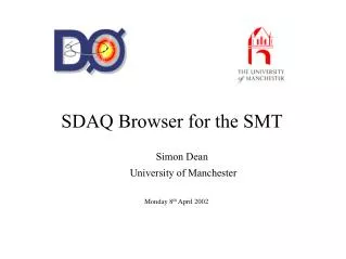 SDAQ Browser for the SMT