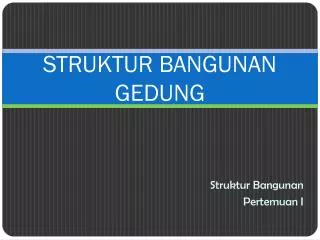 struktur bangunan gedung