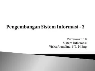 pengembangan sistem informasi 3