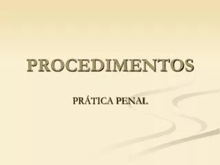 procedimentos
