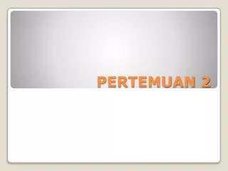 pertemuan 2