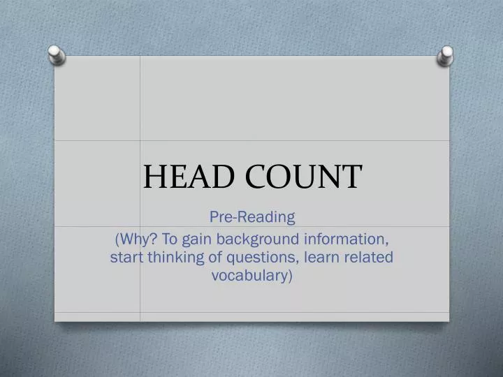 head count