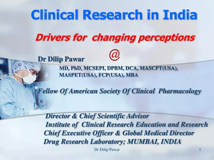 clinical research in india