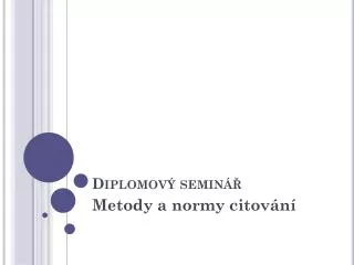 diplomov semin